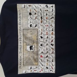 Columbia Hunting Periodic Table Shirt Size L
